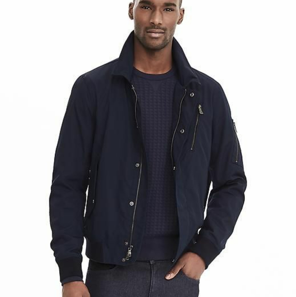 Banana Republic Modern Flight Bomber (Navy)